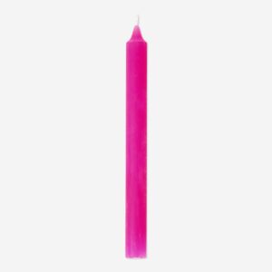 Pink dinner candle - 24 cm