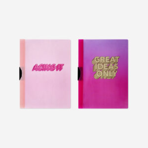 Pink document folders - 2 pcs - Image 1