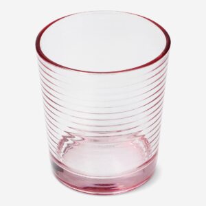 Pink drinking glass - 390 ml - Image 1