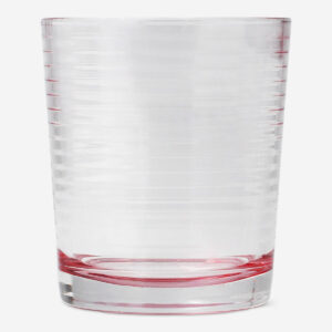 Pink drinking glass - 390 ml - Image 2