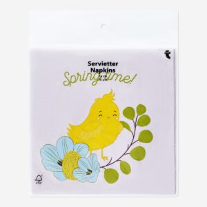 Pink Easter napkins - 16 pcs - Image 3