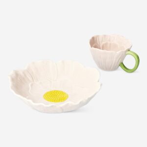 Pink flower bowl - Large - Image 3