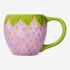 Pink strawberry mug - 400 ml - Image 2