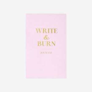 Pink write and burn journal