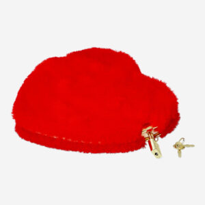 Plush heart shaped diary with lock - Image 2