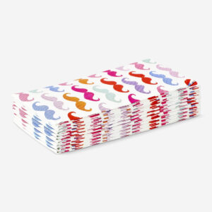 Pocket tissues with moustache print - Image 2