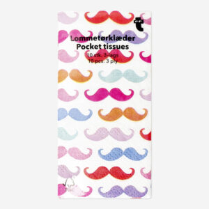 Pocket tissues with moustache print - Image 3