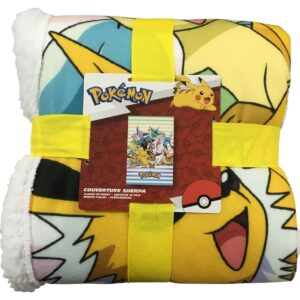 Pokemon fleece blanket - Sherpa- Team - Image 2