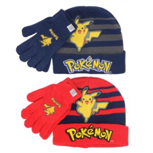 Pokemon Hat with Gloves - For Kids - Image 1
