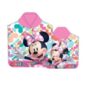 Minnie Mouse Hooded poncho - Dots - Image 1