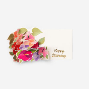 Pop up card with flowers and envelope - Image 3