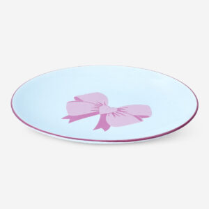 Ceramic plate with bow - Image 1