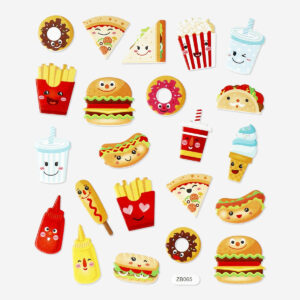 Puffy food stickers - Image 2