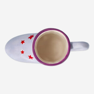 Purple cowboy boot shaped mug - Image 2