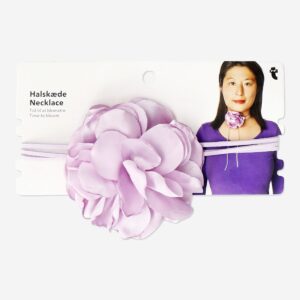 Purple flower necklace - Image 1