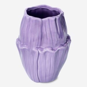 Purple flower vase - 15 cm - Image 1
