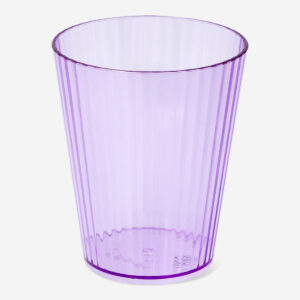 Purple plastic drinking glass - 330 ml - Image 1