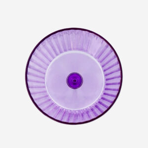 Purple plastic wine glass - 370 ml - Image 3