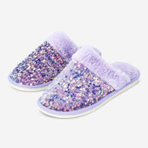 Purple Sequin Slippers - 40/41 - Image 2