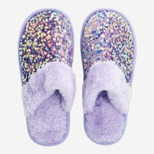 Purple Sequin Slippers - 40/41 - Image 1
