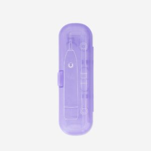 Purple travel case for electric tooth brushes - Image 2