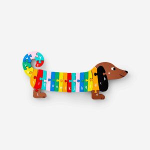 Alphabet puzzle - Sausage dog