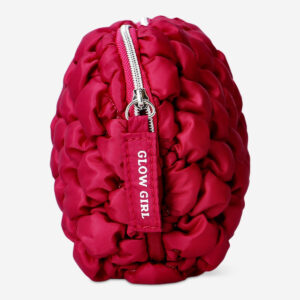 Quilted pink cosmetics bag - Image 2