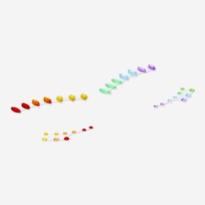 Rainbow face jewels - Image 3