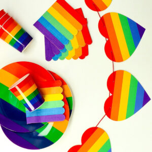 Rainbow napkins. 16 pcs - Image 3