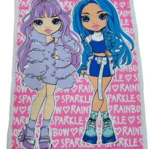 Rainbow High Fleece Blanket - Sherpa - Sparkle - Image 1