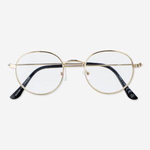 Golden Frame Reading Glasses with +1.5 Strength