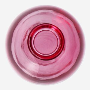 Red glass vase - Image 3