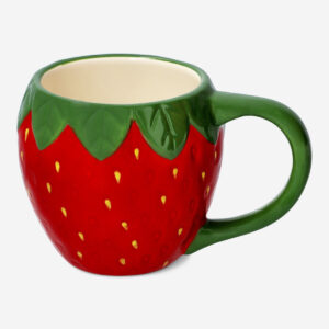 Red strawberry mug - 400 ml - Image 1