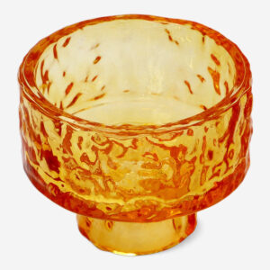Reversible orange candle and tealight holder - Image 2