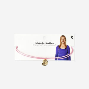 Ribbon necklace with shell