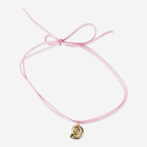Ribbon necklace with shell - Image 2