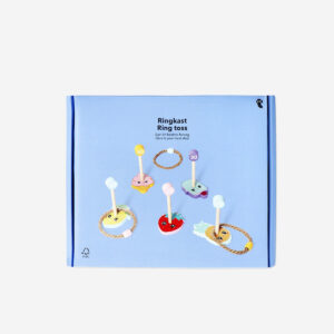 Ring toss game with fruit design - 15 pcs - Image 1