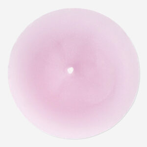 Rustic pink pillar candle - 12 cm - Image 3