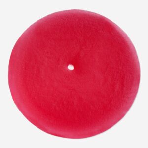 Rustic red pillar candle - 8 cm - Image 3