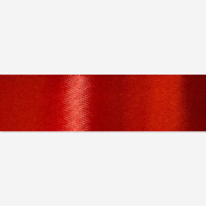 Red satin ribbon - 10 m - Image 2