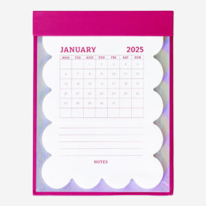 Scalloped Monthly Calendar - Image 1