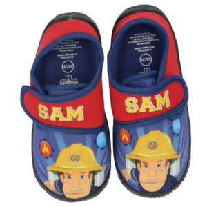 Fireman Sam Slippers - Blue - Image 1