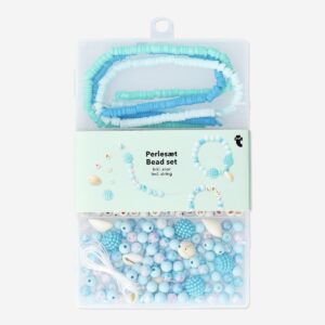 Bead set with string - Sea inspired