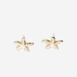 Sea star earrings with pearls - Image 2