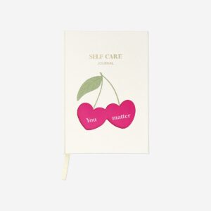 Self care planner with cherry print