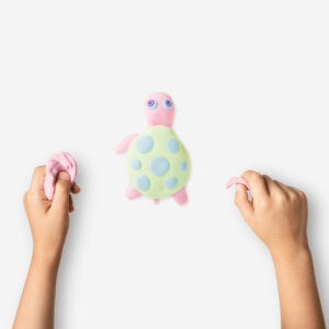 Self hardening light clay in pastel colours - 5 pcs - Image 3