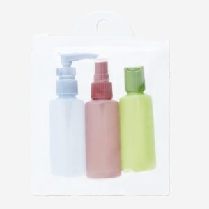 Set of bottles for travel - 3 pcs - Image 1