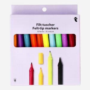 Set of dual felt-tip pens - 32 pcs - Image 1