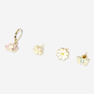 Set of spring themed earrings - 4 pcs - Image 3