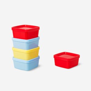 Set of square snack boxes - 5 pcs - Image 1